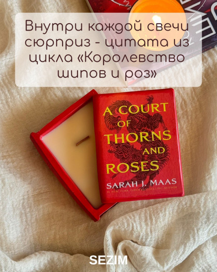 Свеча ароматическая «Книга»