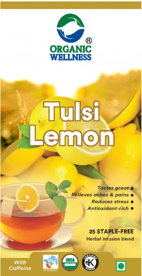 Чай пакетированный с тулси и лимоном