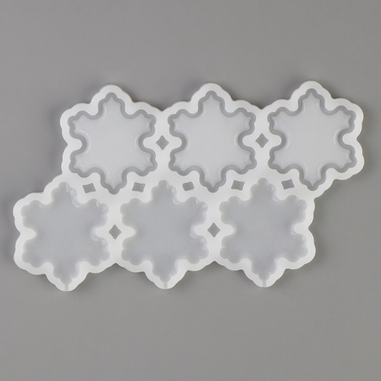 Молд для заливки «Снежинки»