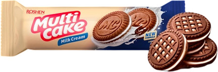 Печенье-сэндвич с молочно-кремовой начинкой «Multicake»
