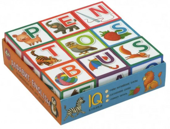 Кубики умные «Алфавит. English»