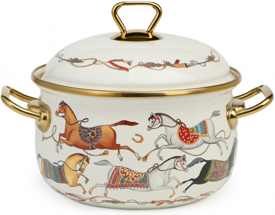 Кастрюля с крышкой эмалированная «Passage»