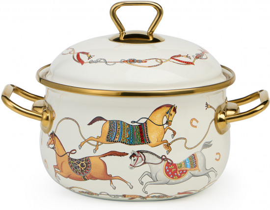 Кастрюля с крышкой эмалированная «Passage»