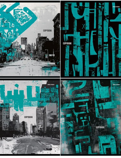 Комплект тетрадей «Тема граффити»