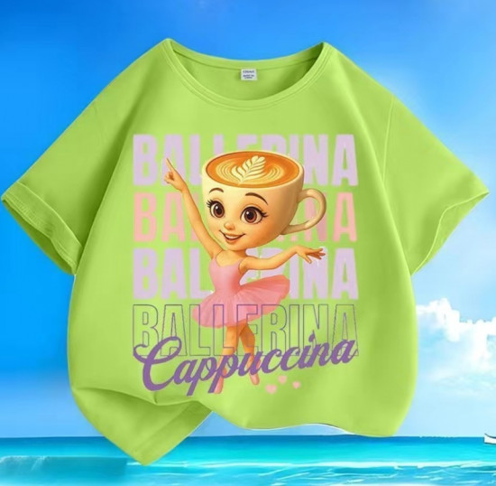 Футболка для девочек «Балерина Капучино»