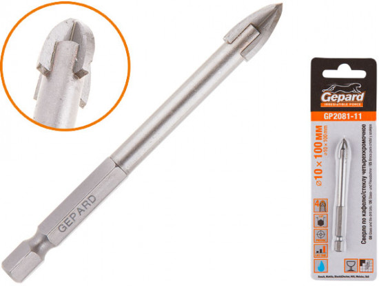 Сверло по кафелю и стеклу