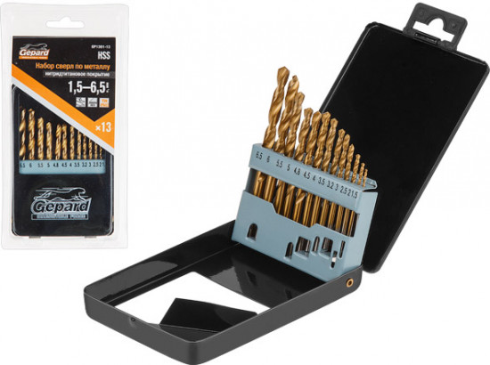 Набор сверл по металлу