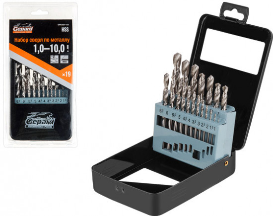 Набор сверл по металлу
