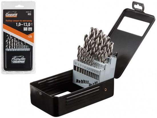 Набор сверл по металлу