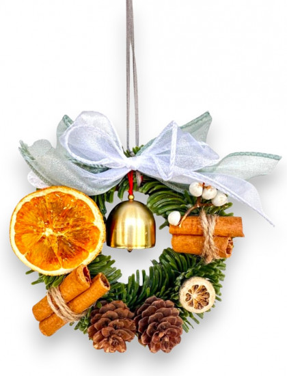 Новогодний мини-венок