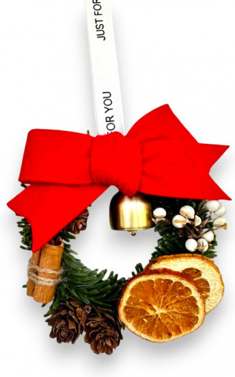 Новогодний мини-венок