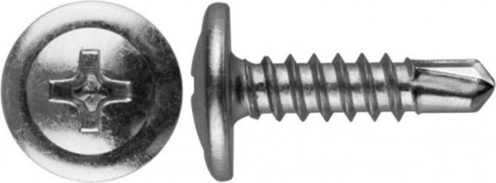 Набор саморезов со сверлом с прессшайбой