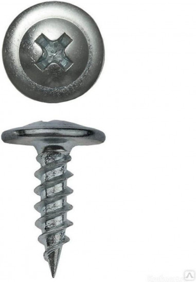 Набор саморезов острых с прессшайбой