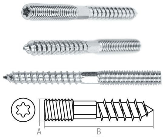 Набор шурупов-шпилек