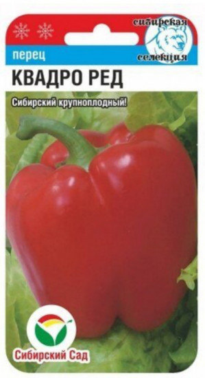Семена перца «Квадро ред»