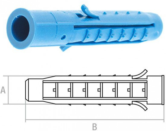 Набор дюбелей распорных