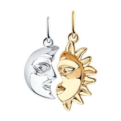 Подвеска из золочёного серебра