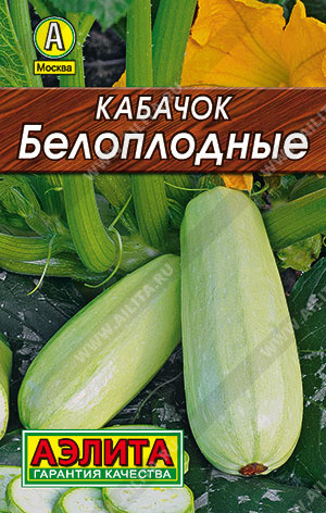 Семена кабачков «Белоплодные»