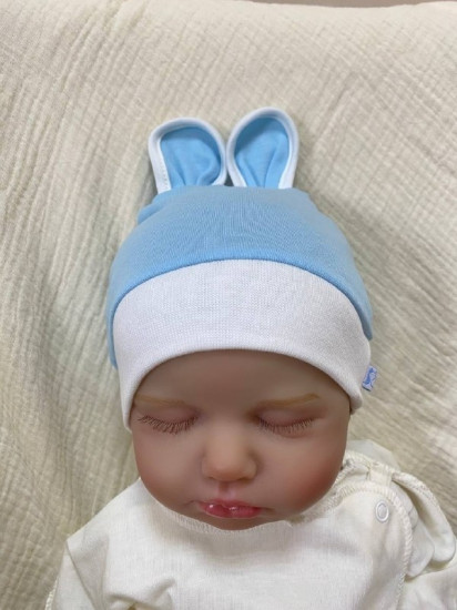 Шапка для новорожденных «Зайка»