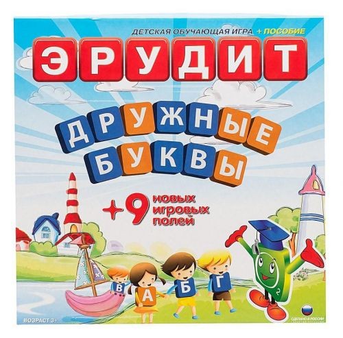 Настольная игра «Эрудит. Дружные Буквы»