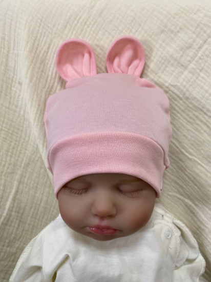 Шапка для новорожденных «Зайка»