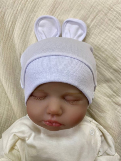 Шапка для новорожденных «Зайка»