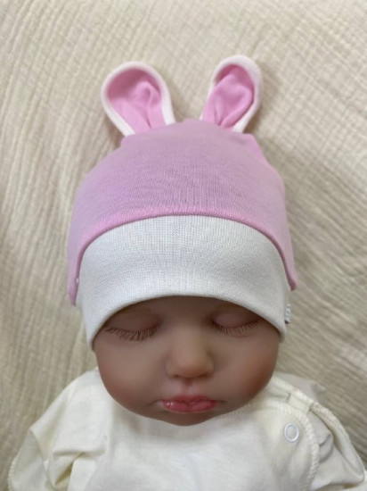 Шапка для новорожденных «Зайка»