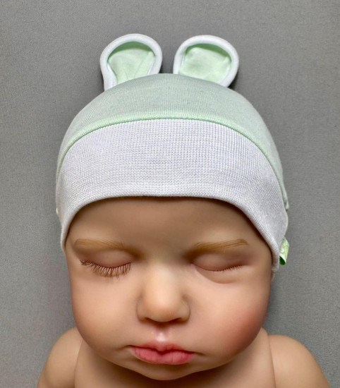 Шапка для новорожденных «Зайка»