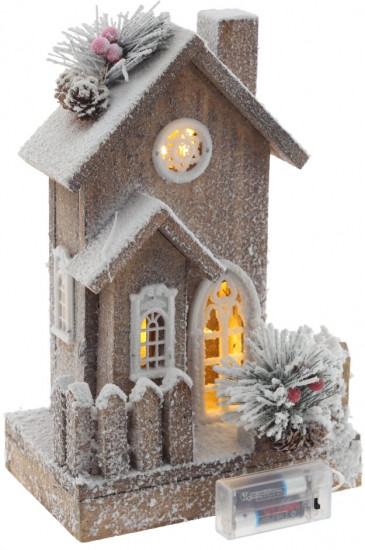 Фигурка декоративна c подсветкой «Домик»