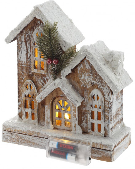 Фигурка декоративна c подсветкой «Домик»