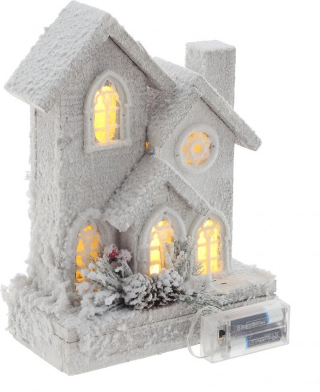 Фигурка декоративна c подсветкой «Домик»