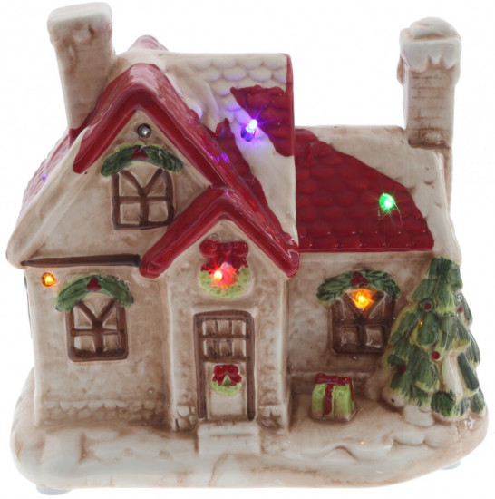 Фигурка декоративная с подсветкой «Домик»