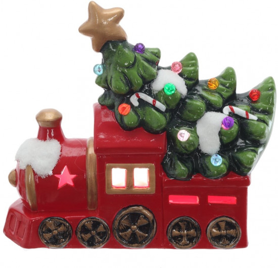 Фигурка декоративная с подсветкой «Паровоз»