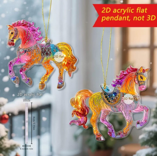 Игрушка-подвеска елочная «Лошадь»