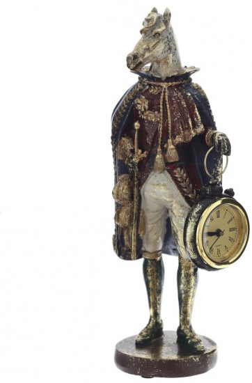 Фигурка декоративная с часами «Лошадь»