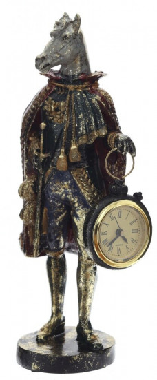 Фигурка декоративная с часами «Лошадь»