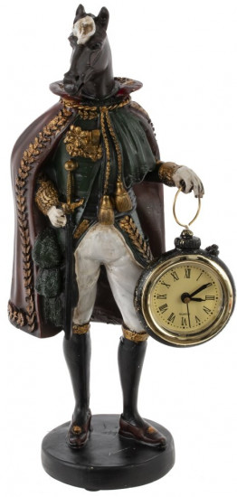 Фигурка декоративная с часами «Лошадь»