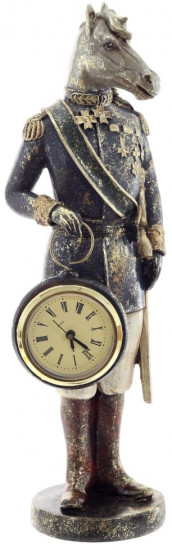 Фигурка декоративная с часами «Лошадь»