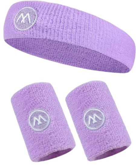 Спортивный набор: повязка и напульсники