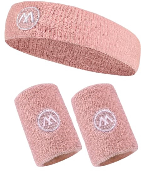 Спортивный набор: повязка и напульсники