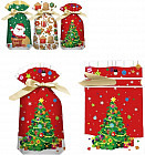 Набор пакетов новогодних подарочных