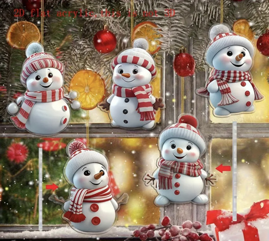 Набор фигурок подвесных «Снеговички»