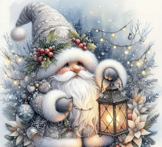 Алмазная мозаика «Дед Мороз»