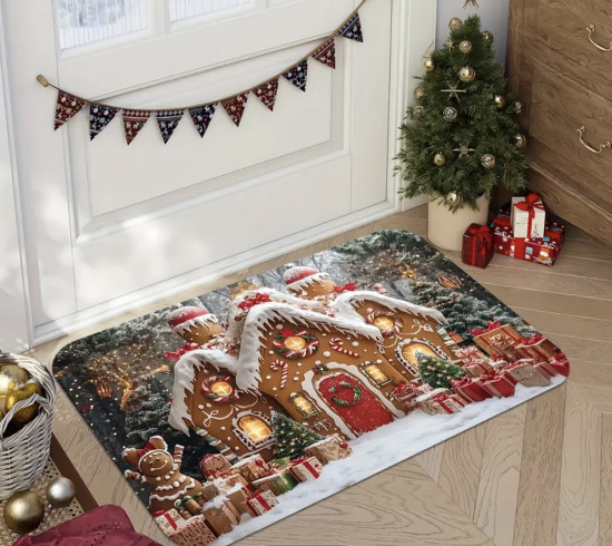 Коврик придверный «Новый год»