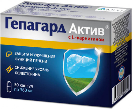 Гепагард Актив с L-карнитином