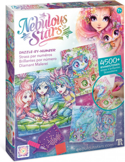 Игрушка для детского творчества. Картина по номерам из страз