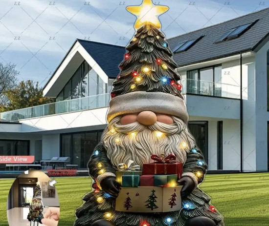 Фигурка акриловая «Новогодний гном»