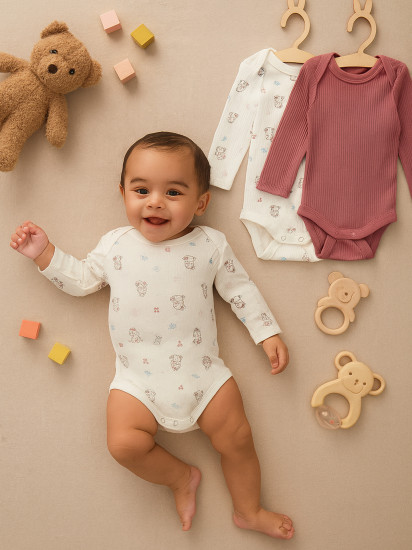 Комплект боди для девочек