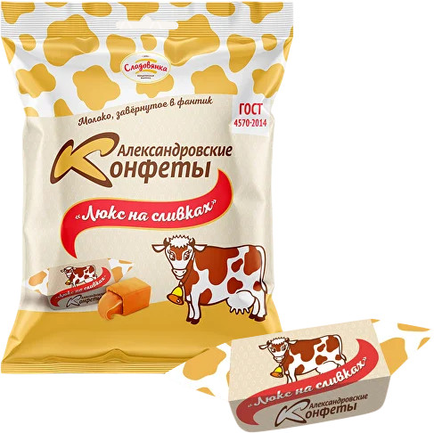 Конфеты молочные Александровские «Люкс на сливках»