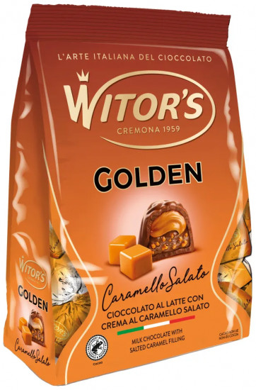 Конфеты шоколадные со сливочно-кремовой начинкой и солёной карамелью «Caramello Salato»